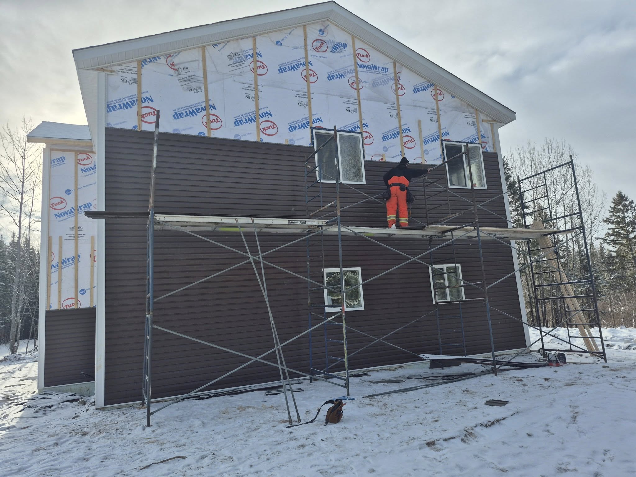 Completed roofing project